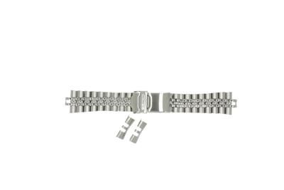 Horlogeband Seiko 7S26-0020 / SKX007K2 / 44G1JZ Staal 22mm