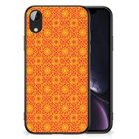 Apple iPhone XR Back Case Batik Oranje - thumbnail