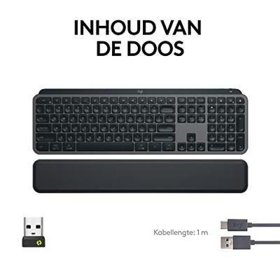 Logitech MX Keys S Plus Advanced Wireless Illuminated Keyboard gaming toetsenbord