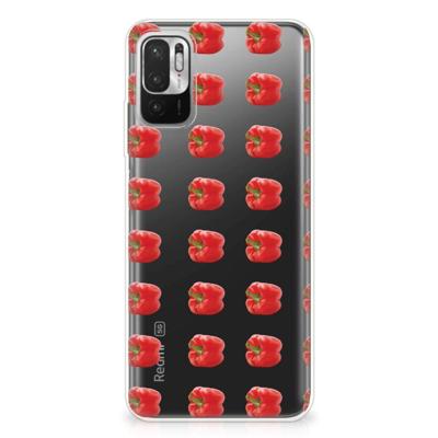 Xiaomi Redmi Note 10/10T 5G | Poco M3 Pro | Siliconen Case | Paprika Red Xiaomi Redmi Note 10/10T 5G | Poco M3 Pro | Siliconen Case | Paprika Red