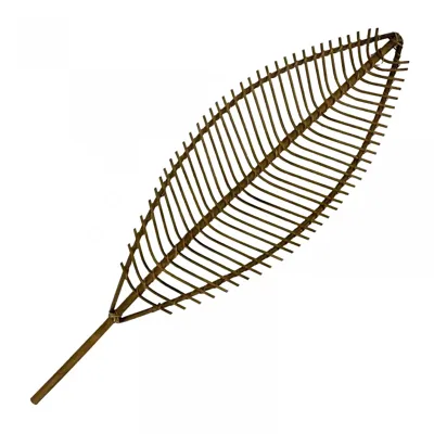 Wanddecoratie Rotan Blad L Wanddecoratie Rotan Blad L