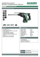 HiKOKI accu boorhamer 36v naked - thumbnail