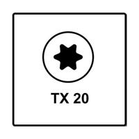 Fischer 670102 Power-Fast II Spaanplaatschroef 3.5 mm 30 mm T-profiel Staal Galvanisch verzinkt 200 stuk(s) - thumbnail