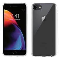 Telefoonhoes Muvit iPhone 7 | iPhone 8 | iPhone SE 2020 Zwart Transparant iPhone SE - thumbnail