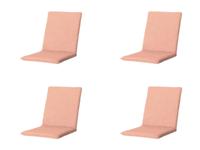 Stapelstoel kussen universeel ca. 97x49 cm Napels salmone water repellent coating (4 stuks) Madison - Madison - thumbnail
