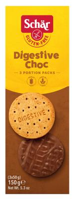 Schar Digestive Melkchocolade Koekjes Glutenvrij Schar Digestive Melkchocolade Koekjes Glutenvrij