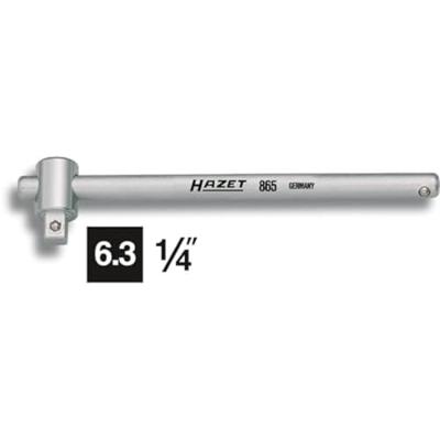 HAZET Dwarsgreep 865 · 1/4 inch (6,3 mm) vierkant massief · Lengte: 115 mm