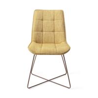 Jesper Home Eetkamerstoel 'Ota' Cross Rose, kleur Bumble Bee - thumbnail