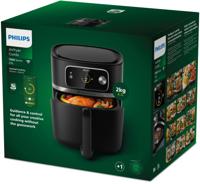 Philips HD9880/90 7000 Series Airfryer Combi Connected XXL 8.3L 2200W Zwart/RVS - thumbnail