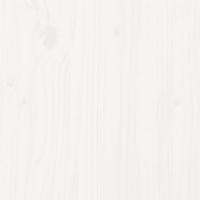 Bedframe massief grenenhout wit 140x200 cm - thumbnail