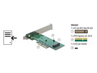 DeLOCK PCI Express Card > 1 x internal M.2 NGFF controller - thumbnail