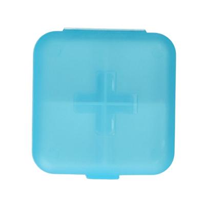 JVDL Pillendoos plus 4 vakken blauw