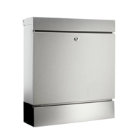 Burg Wächter 42010 SEATTLE 3848 Ni Brievenbus RVS RVS Sleutelslot - thumbnail