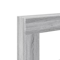 Haardombouw 81x18x82 cm bewerkt hout grijs sonoma eikenkleur - thumbnail