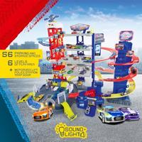 Majorette Audi, Ford Super Chase Center+5 voertuigen Parkeergarage (model) - thumbnail
