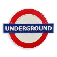 Gietijzeren "ondergrondse" gedenkplaat - thumbnail