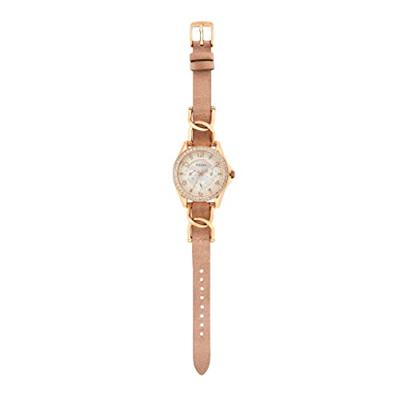 Fossil Dames Riley multifunctioneel Rosegoudkleurig roestvrijstalen horloge ES3466
