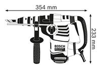 Bosch Blauw gbh 3-28 dfr boorhamer | 800w 3,1j - 061124a000 - thumbnail