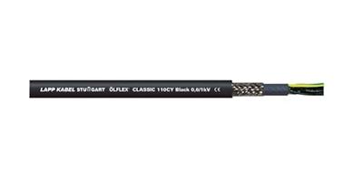 Lappkabel - Lflex classic 110 cy zwart 0,6/1 kv PVC controlekabel 12 x 0,75 mm² zwart 50 m