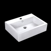 Wastafel Best Design Feel 58x46x16 cm Keramiek Wit - thumbnail