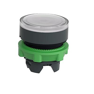 Schneider Electric ZB5AA18 ZB5AA18 Druktoets Kunststof frontring 1 knop Wit Druk-ontgrendeling 1 stuk(s)