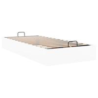 Bedframe zonder matras 90x190 cm kunstleer wit - thumbnail