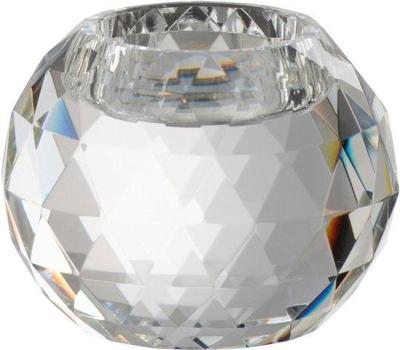 Theelicht bal kristal transparant 8x8x6 cm Jolipa - Hortus