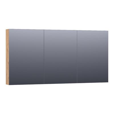 Brauer Impress Spiegelkast 140 cm - zonder Verlichting - Met 3 Dubbelzijdige Spiegeldeuren - Chateau
