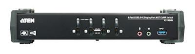 ATEN CS1924M KVM-switch 4 poorten DisplayPort, HDMI Muis, Toetsenbord, USB 4096 x 2160 Pixel
