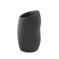 Tandenborstelhouder Sapho Iside Vrijstaand 13x8.5x8.5 cm Polyresin Mat Zwart Sapho - thumbnail