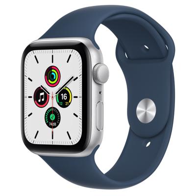 Refurbished Apple Watch SE 2020 GPS 44mm Zilver Licht gebruikt Refurbished Apple Watch SE 2020 GPS 44mm Zilver Licht gebruikt