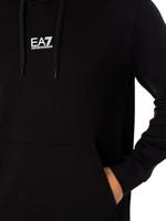 Emporio Armani EA7 8NPM32 Hoodie Heren Zwart - Maat XS - Kleur: Zwart | Soccerfanshop - thumbnail