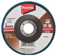 Makita Accessoires Lamellenschuurschijf 125mm Z120 - D-63812-10 D-63812-10 - thumbnail
