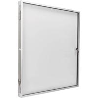 magnetoplan Wissellijst 1215100 Voor papierformaat: 6 x DIN A4 Buiten 1215100 Aluminium Wit 1 stuk(s) - thumbnail