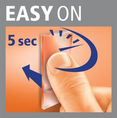 tesa POWERSTRIPS® Zelfklevende haak Large Transparant, Wit Inhoud: 2 stuk(s)