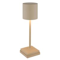 Globo Moderne tafellampDixon zand bruin oplaadbaar - 58487S - thumbnail