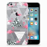 Apple iPhone 6 | 6s | TPU Hoesje | Flamingo Triangle - thumbnail