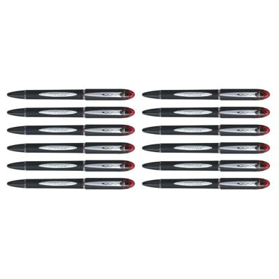 Liquid ink ballpoint pen Uni-Ball Rollerball Jestsream SX-210 Rood 12 Stuks