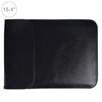 15 4-inch PU + Nylon tas geval Sleeve laptop dragen laptoptas voor MacBook Samsung Xiaomi Lenovo Sony DELL ASUS HP (zwart) - thumbnail