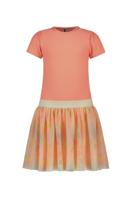 B.Nosy zomer jurk meisjes - zalm roze blush - mesh - Deanna - thumbnail