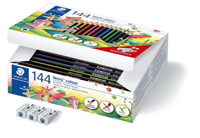 Kleurpotloden staedtler noris colour pack 144 st