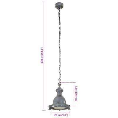 Hanglamp 25x25x138 cm aluminium