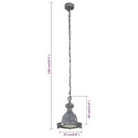 Hanglamp 25x25x138 cm aluminium - thumbnail