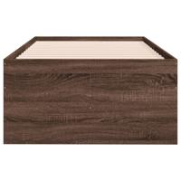Slaapbank met lades zonder matras 100x200 cm bruin eikenkleurig - thumbnail