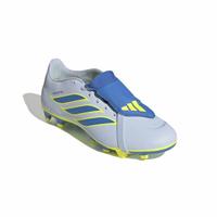 adidas Predator Club FT Gras / Kunstgras Voetbalschoenen (MG) Lichtblauw Blauw Geel - thumbnail