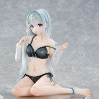 Original Character PVC Statue 1/7 Silver-Haired Girl Sky Blue Morning Special Outfit Ver. by Fuumi Illustration 16 cm - thumbnail