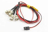 Fastrax Verlichting set met aluminium houders & 4 LEDs - Wit - thumbnail