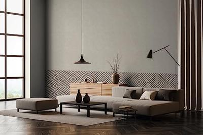 Marburg Shades Iconic Behang 3d ruitpatroon - 34484