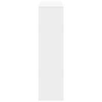Boekenkast 100x33x156,5 cm bewerkt hout wit - thumbnail