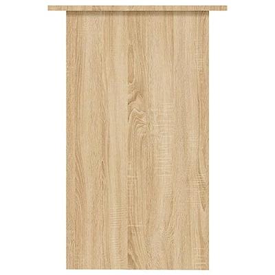 Bureau 90x50x74 cm bewerkt hout sonoma eikenkleurig Bureau 90x50x74 cm bewerkt hout sonoma eikenkleurig